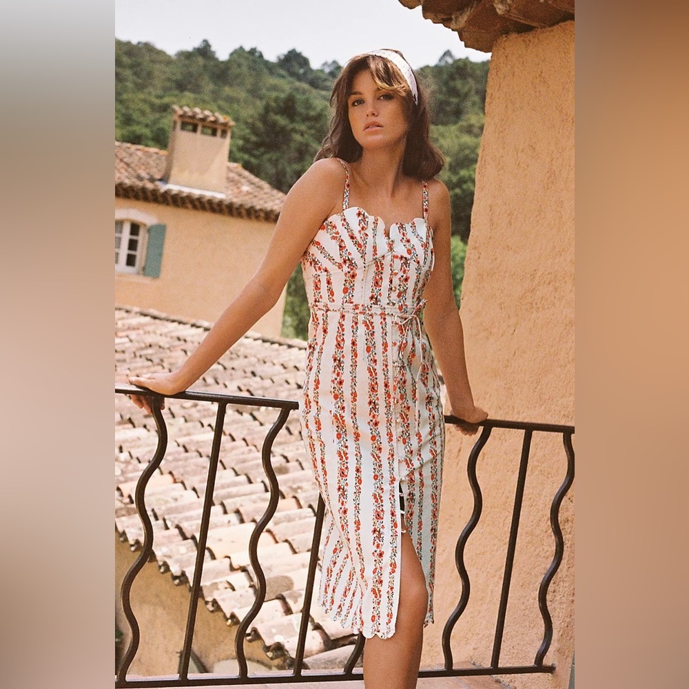 Anthropologie Sweetheart Midi Dress - 10
